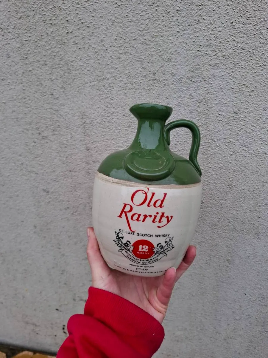 Old rarity whiskey bottle