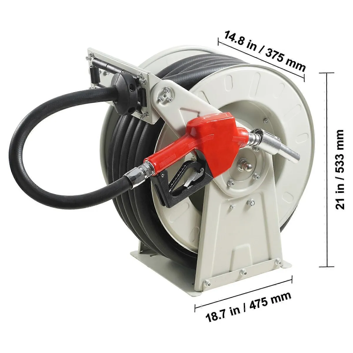 Diesel Fuel Hose Reel, 1" x 50'Retractable - Image 2