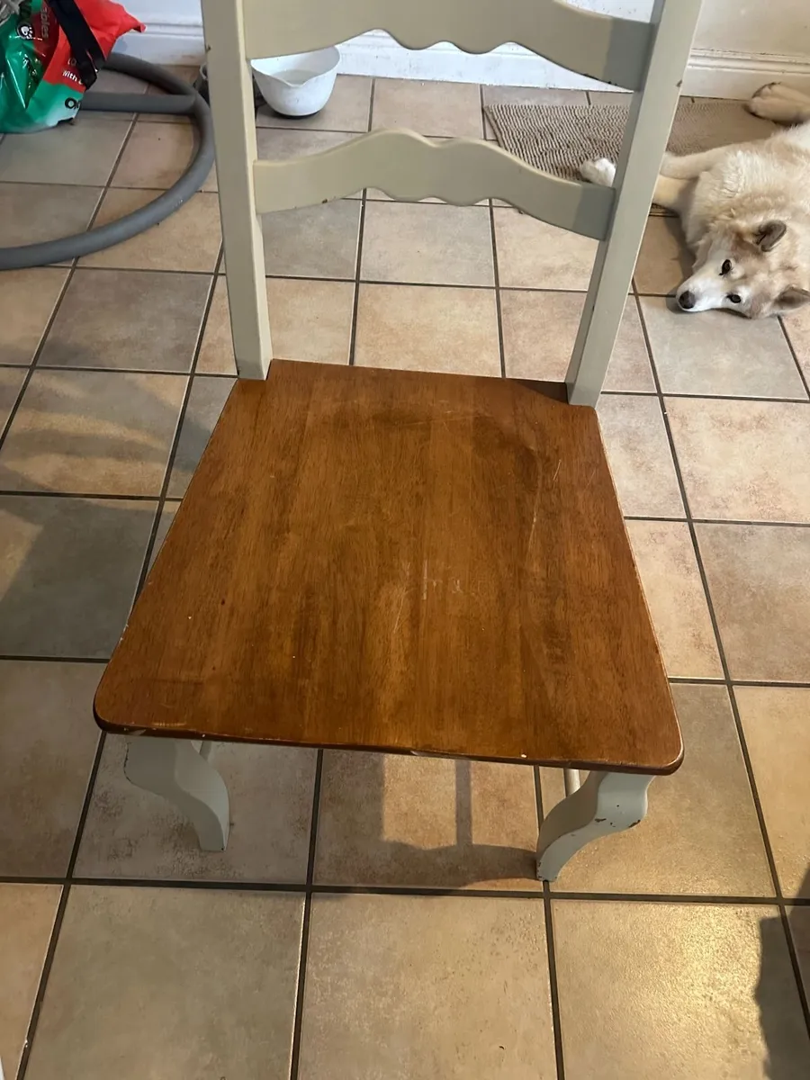 4 piece kitchen chair - Image 1