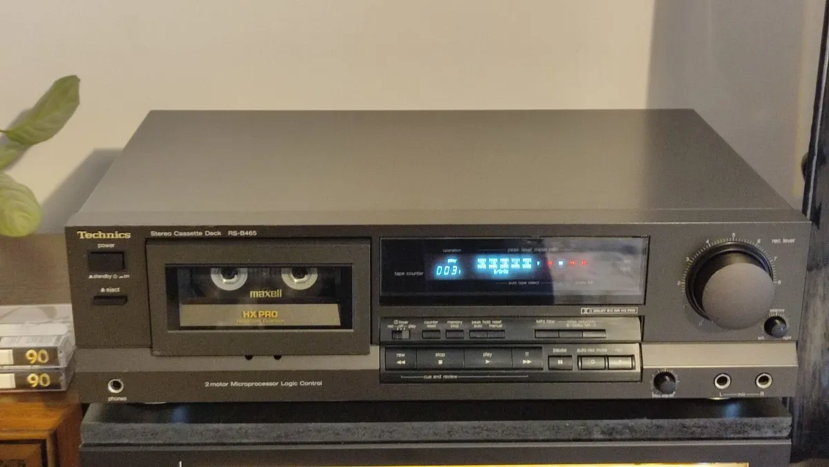 Technics RS-B465 HX Pro. Tape/Cassette Deck. VGC - Image 1
