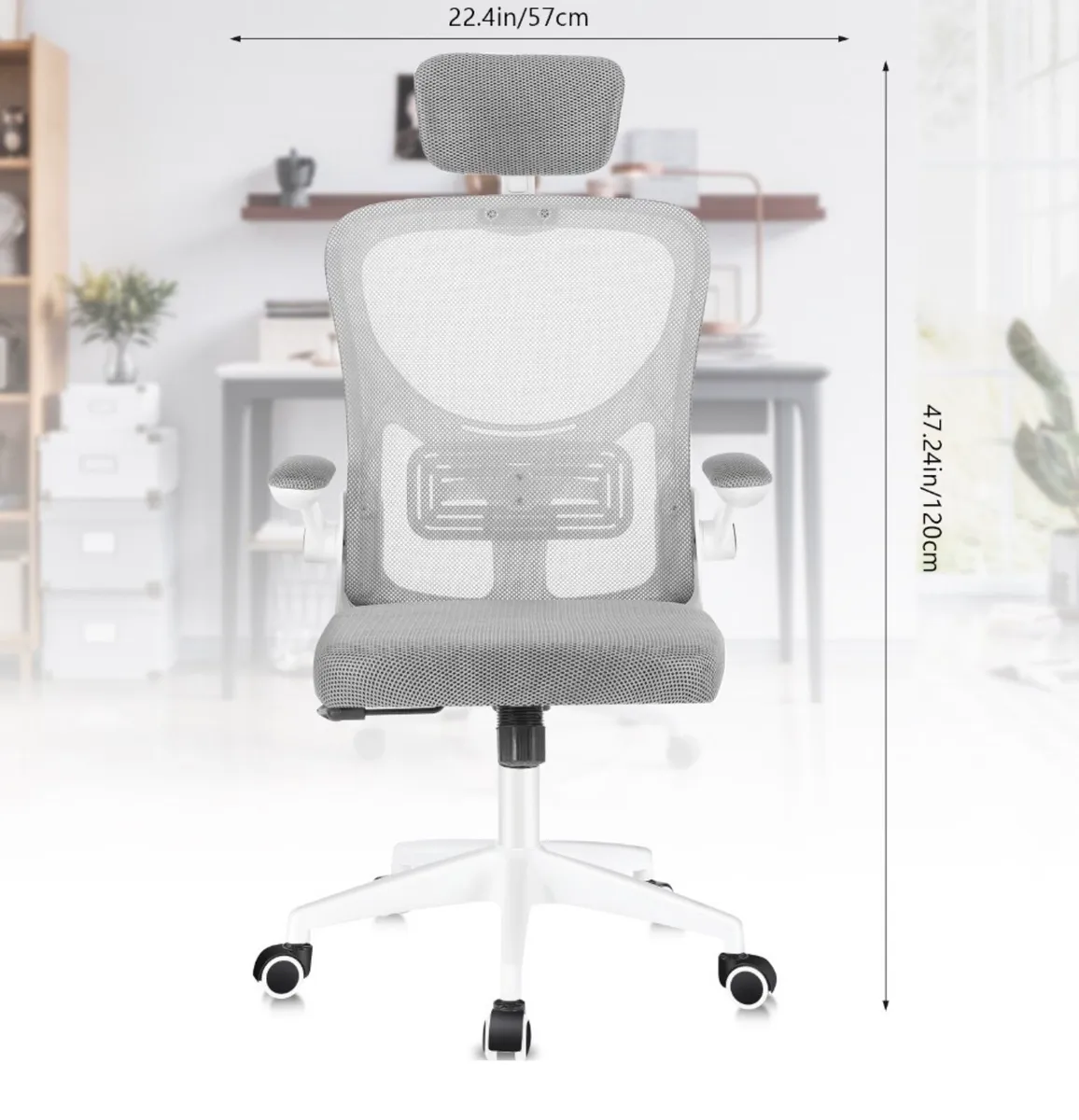 Executive Office Chair with Headrest NEW - Image 3
