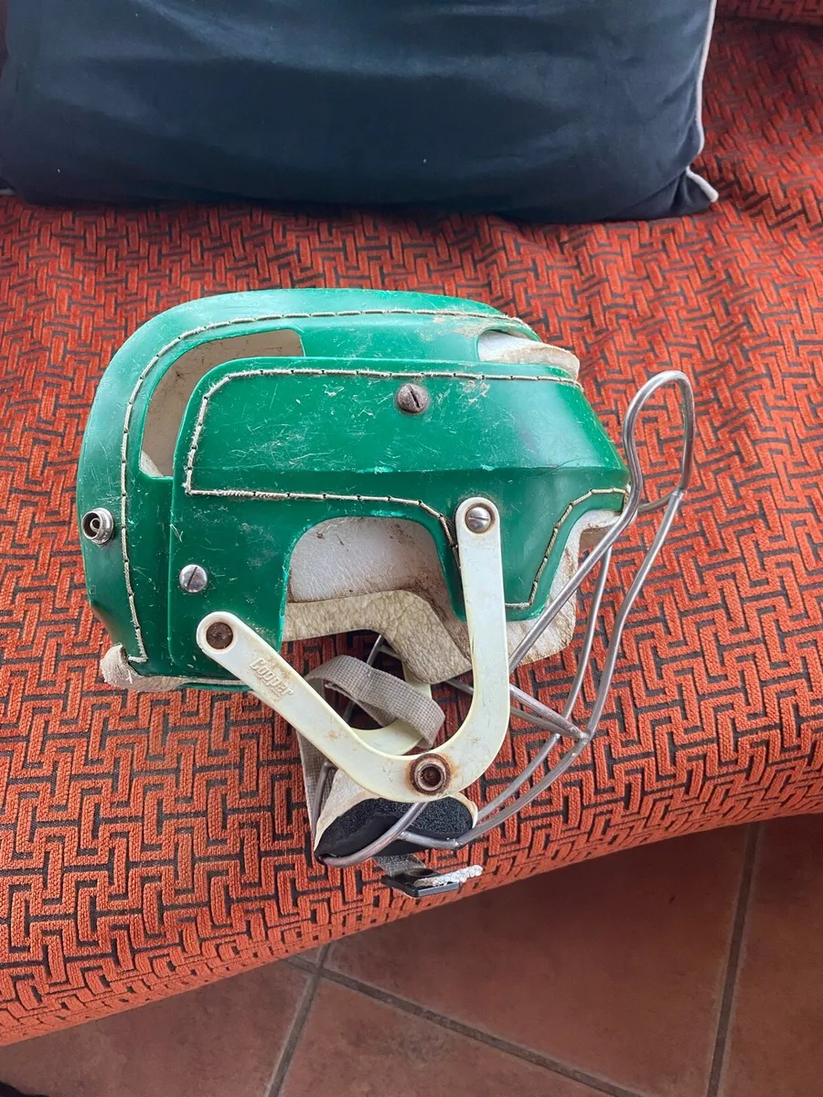 Green Old style cooper helmet - Image 4