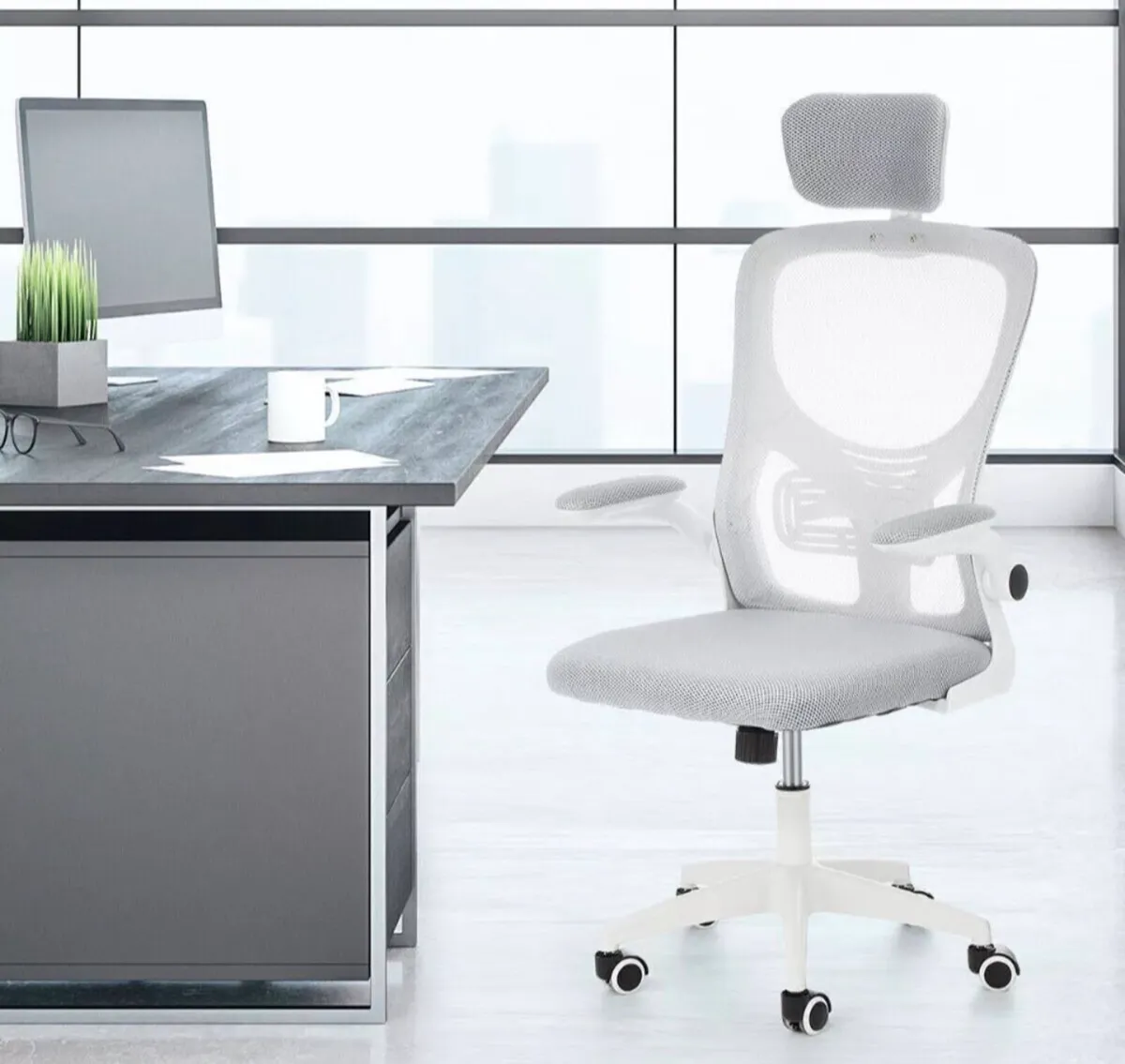 Executive Office Chair with Headrest NEW - Image 1