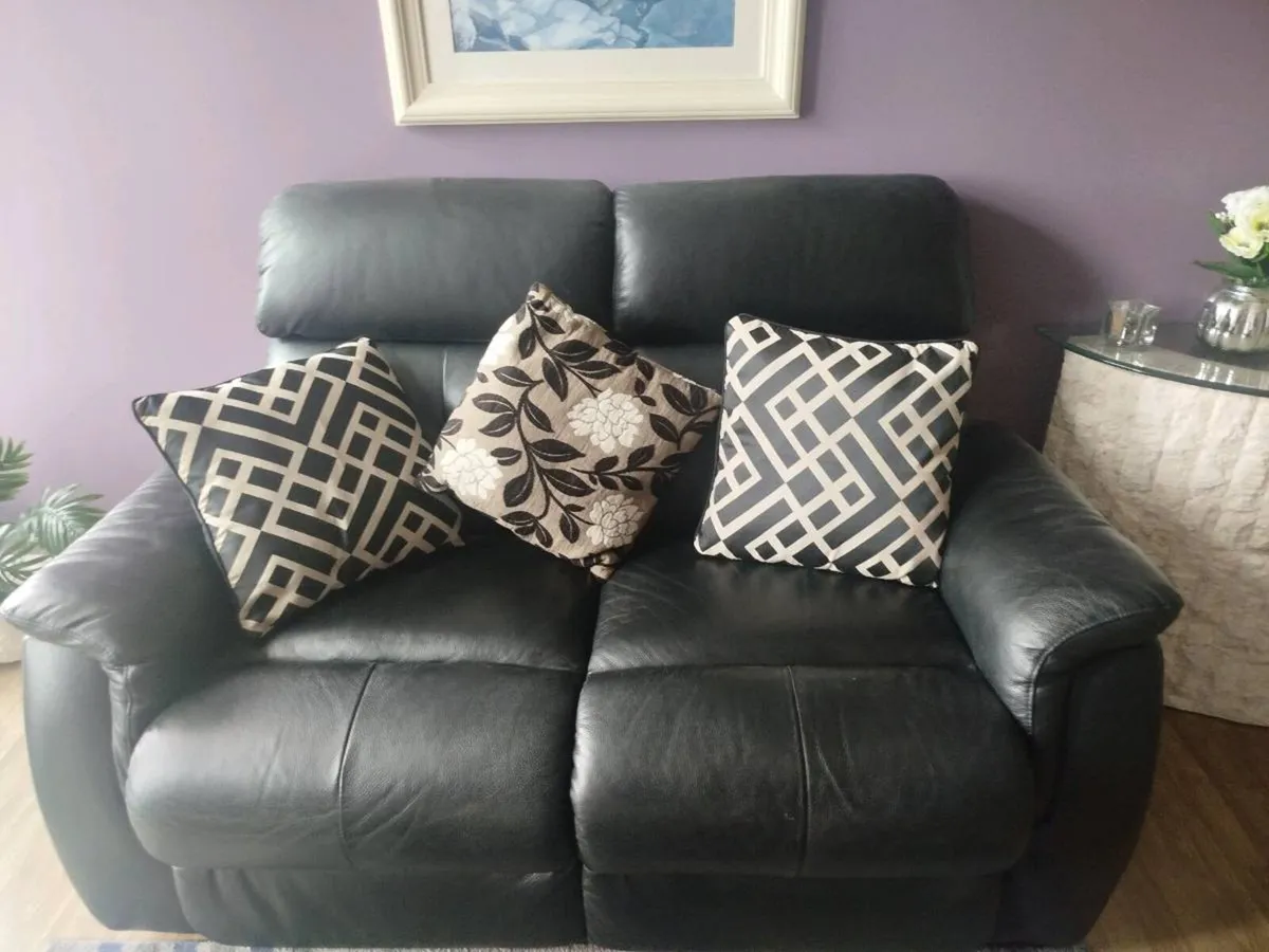 Leather 2 seater - Image 1
