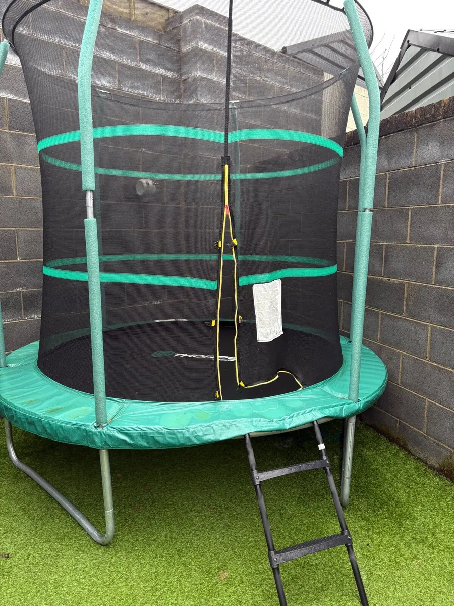 8ft trampoline with steps - Image 3