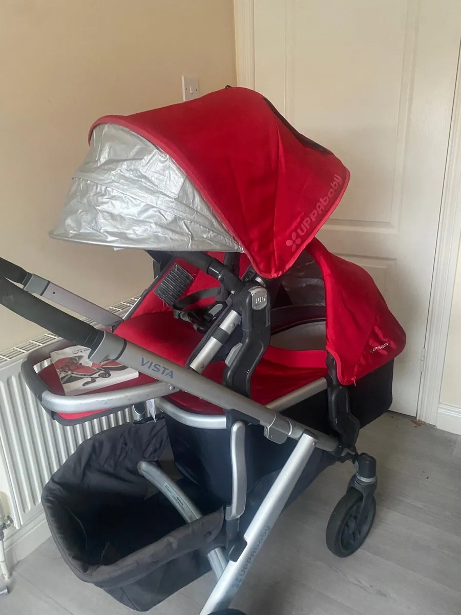 Uppababy vista double buggy/pram - Image 2