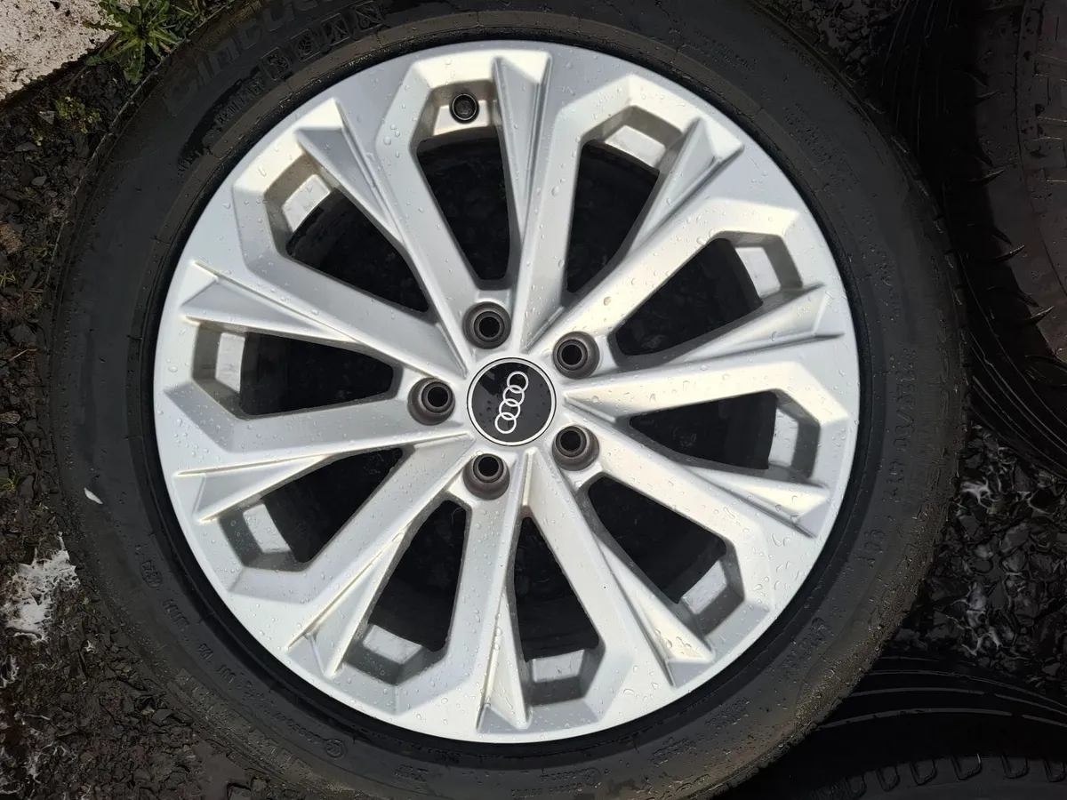 17" Genuine Audi Alloys with tyres - Image 1