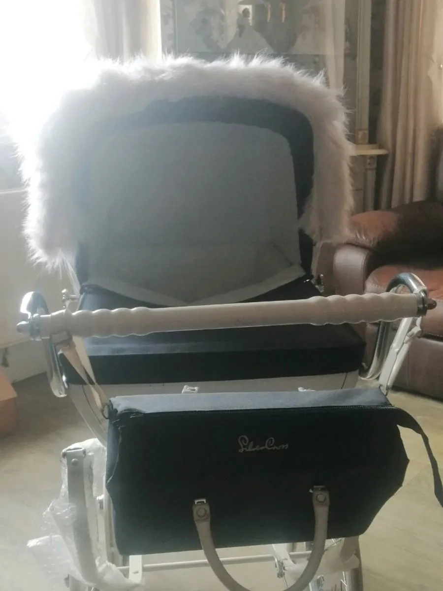Doll sliver cross pram never used - Image 2