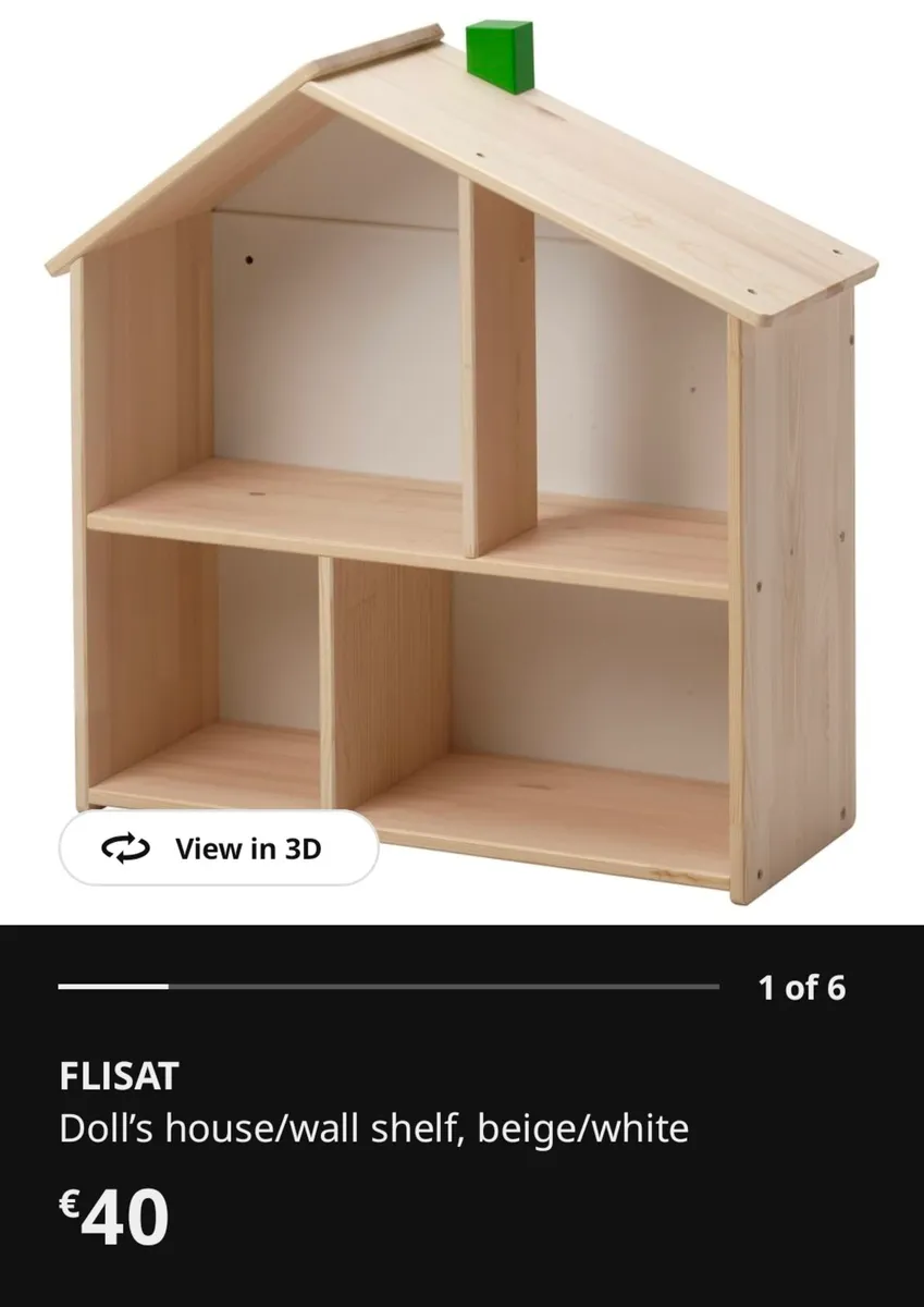 IKEA FLISAT Doll’s House / Wall Shelf - Image 1