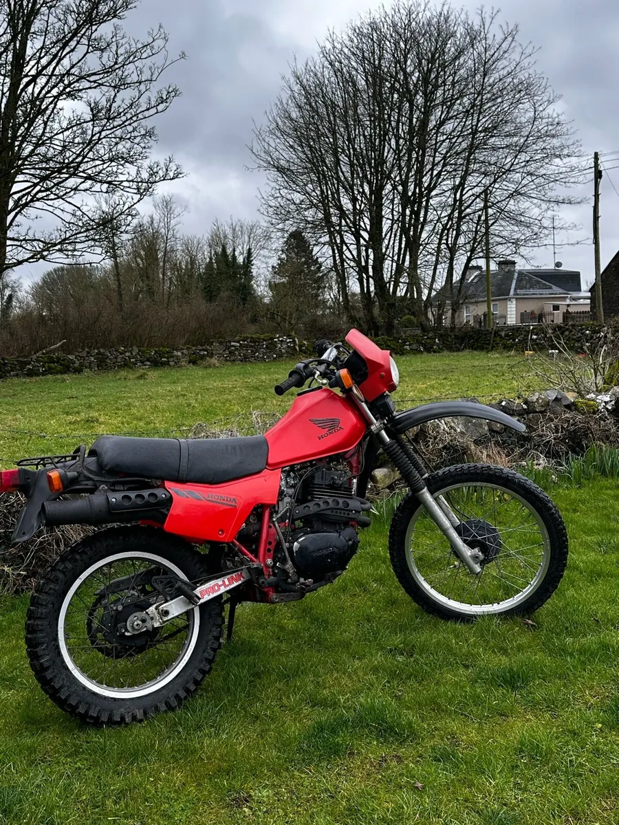 Honda xl250r 1983 brown book - Image 2