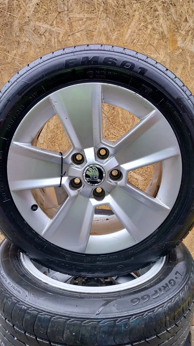 2014 Skoda Yeti 16" Alloy Wheels Set 205/55R16 - Image 3
