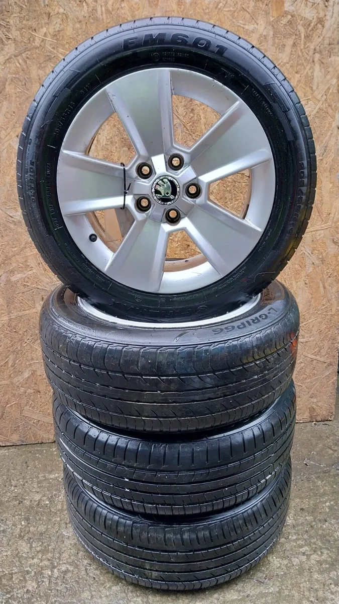 2014 Skoda Yeti 16" Alloy Wheels Set 205/55R16 - Image 2