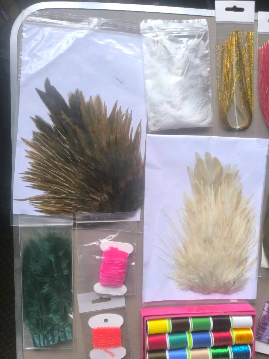 Fly tying materials lot1 salmon,trout fishing lure - Image 4