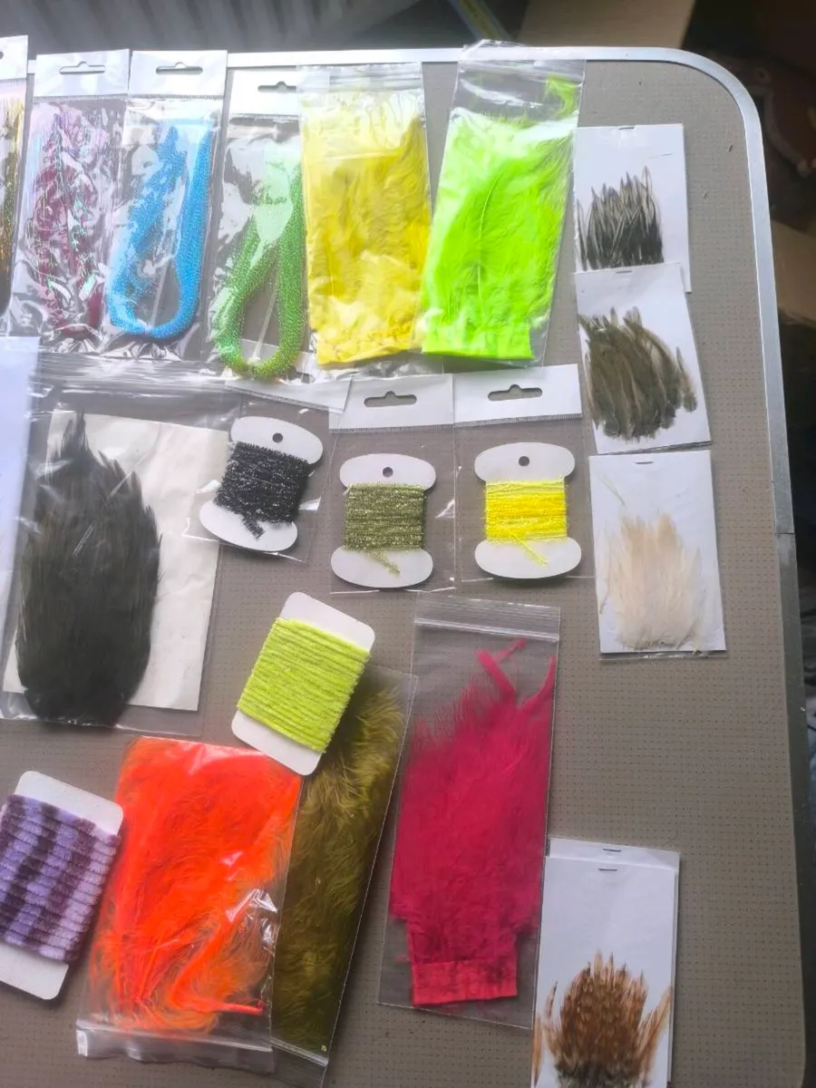 Fly tying materials lot1 salmon,trout fishing lure - Image 2