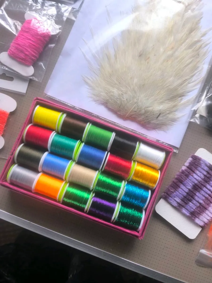 Fly tying materials lot1 salmon,trout fishing lure - Image 3