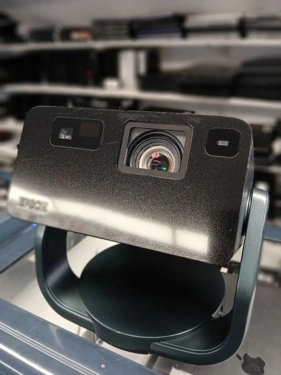 Epson EF-22N, Mini Laser Projector, 1,000 Lumens, Up To 150 Inch Display, Google TV and Bluetooth Speaker, Portable, Fixed Stand - Image 2