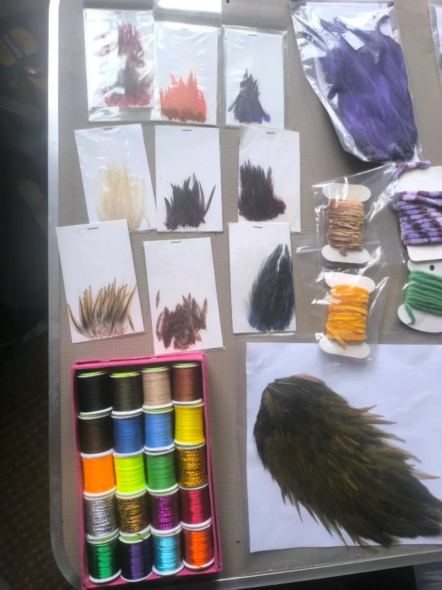 Fly tying materials lot3 all new salmon trout fish - Image 2