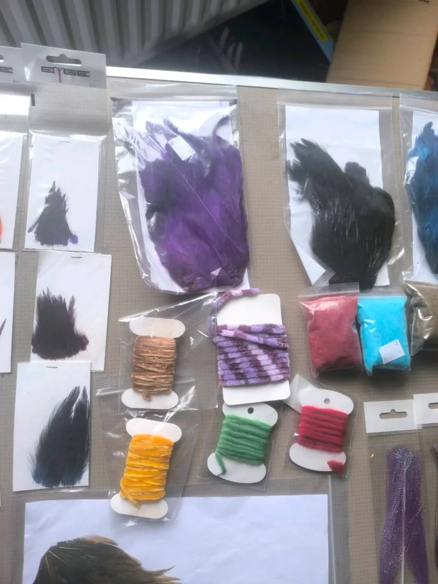 Fly tying materials lot3 all new salmon trout fish - Image 4