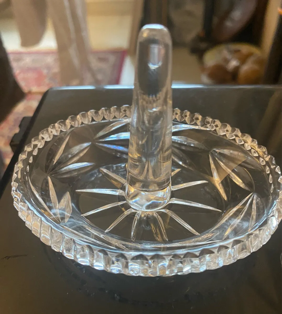 Vintage Galway Crystal Ring Holder/ Dish - Image 1
