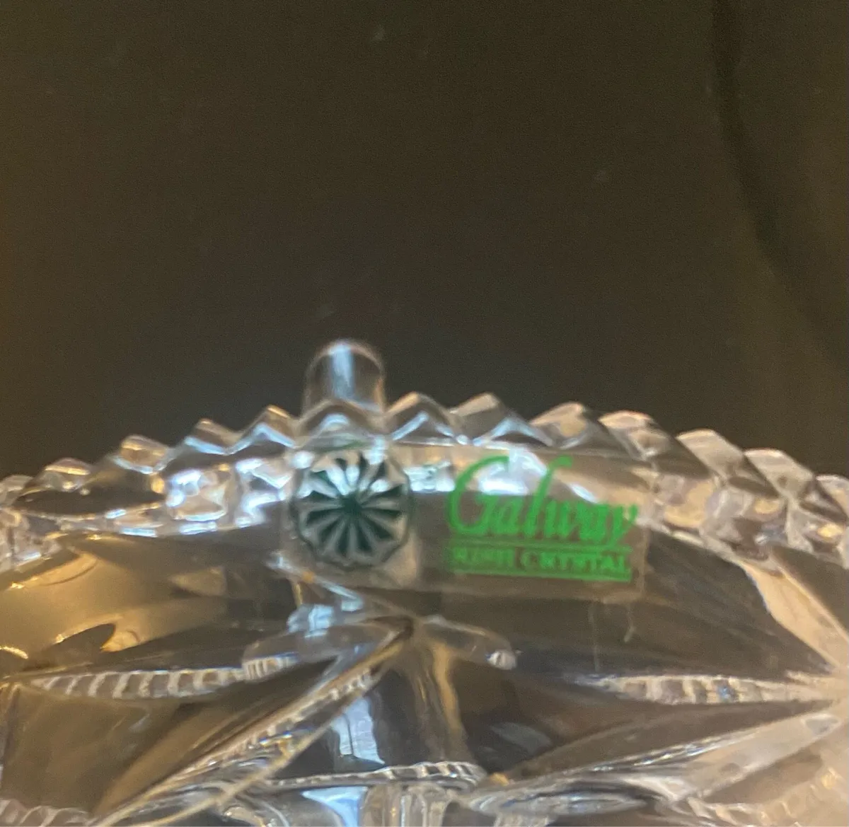 Vintage Galway Crystal Ring Holder/ Dish - Image 3