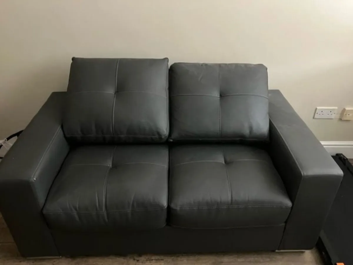 FREE two seater leather couch - Image 1