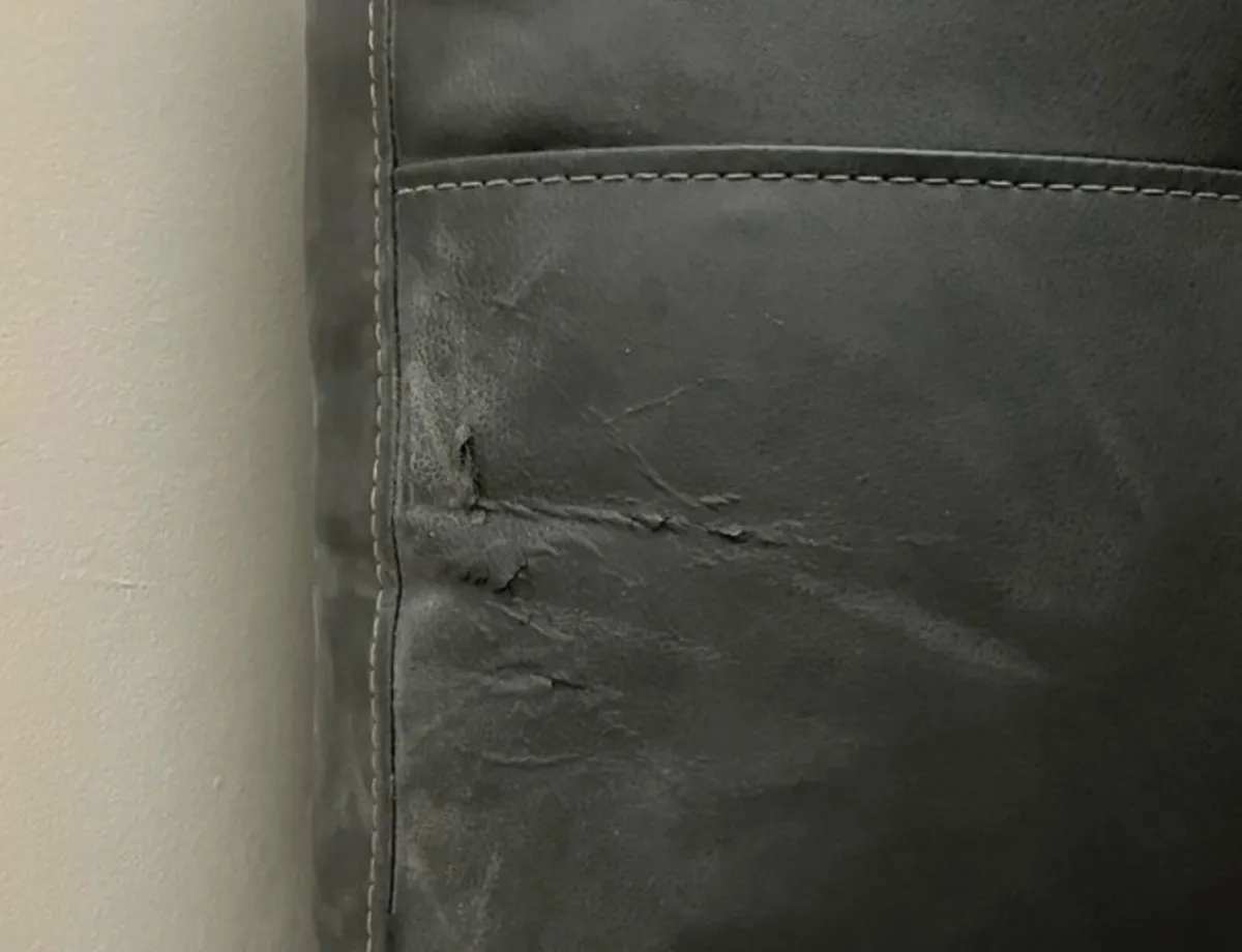 FREE two seater leather couch - Image 2