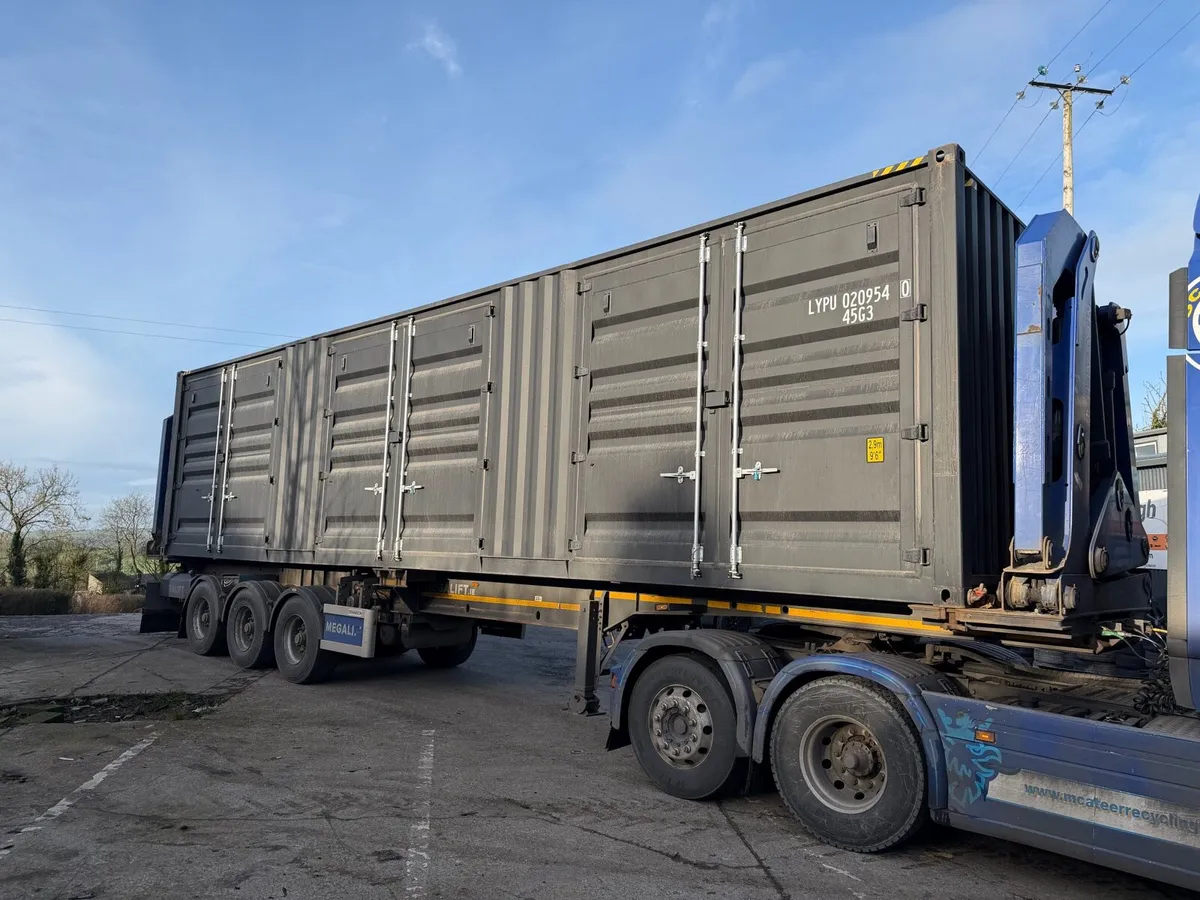 40ft High Cube Shipping Container 3 Side Doors - Image 1