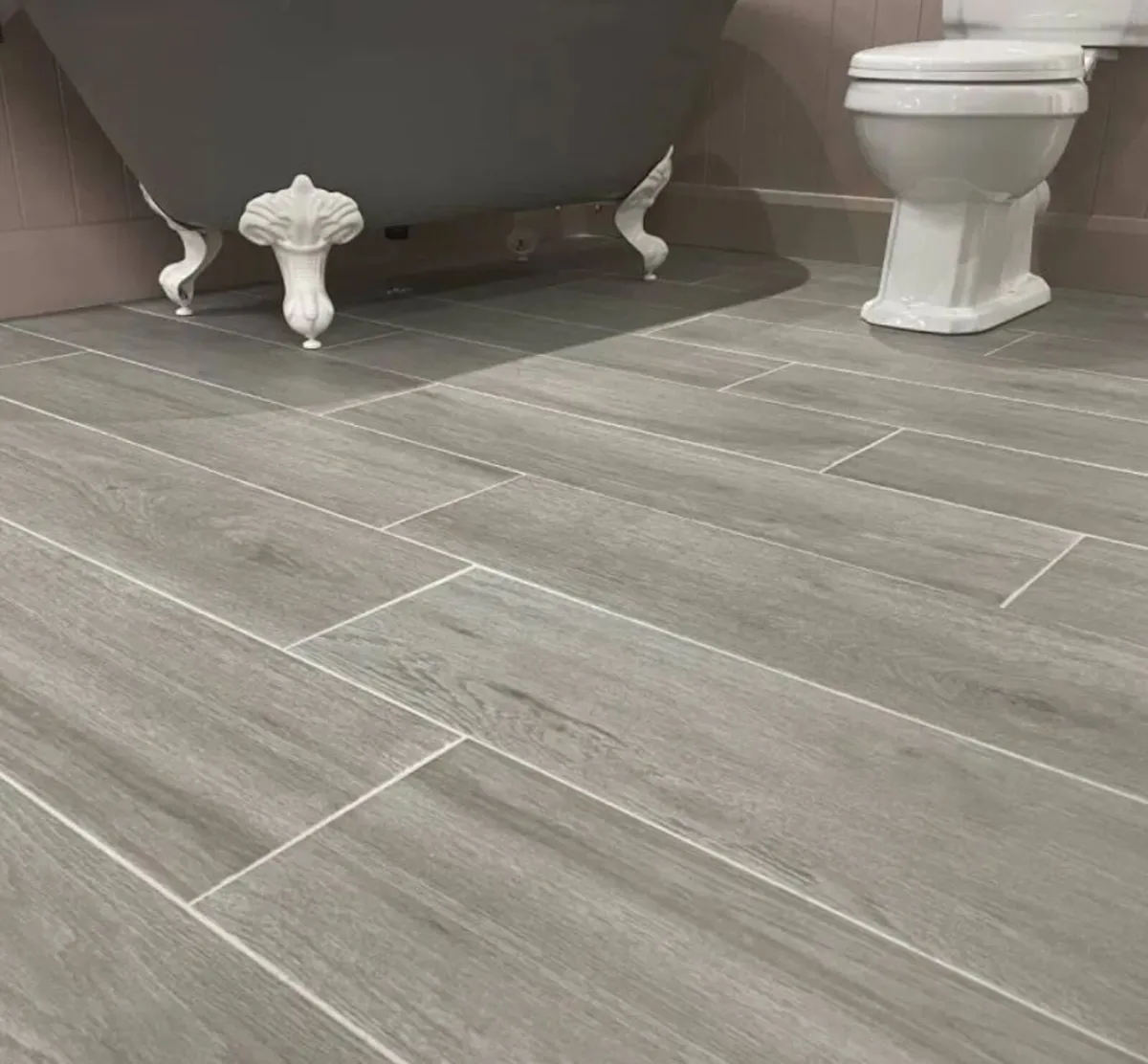 Alberto Grigio 22.5 x 90cm Wood Effect Floor Tile - Image 1