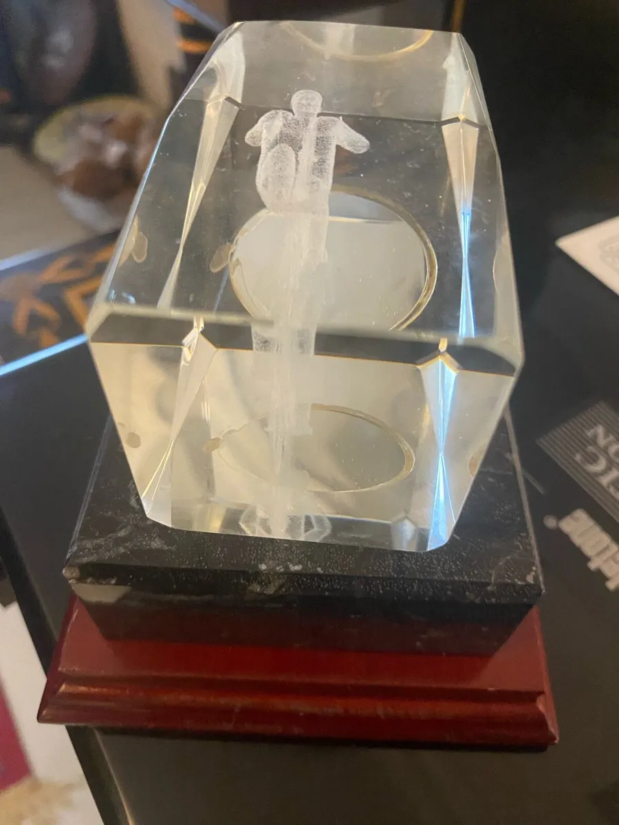 3D Laser Engraved Cyclist Display/ Prize - Image 4