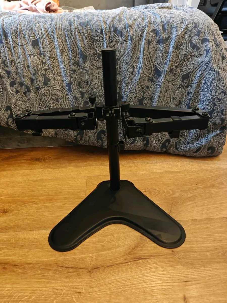 VonHaus Dual Monitor Stand 13–32" VESA Mount - Image 3
