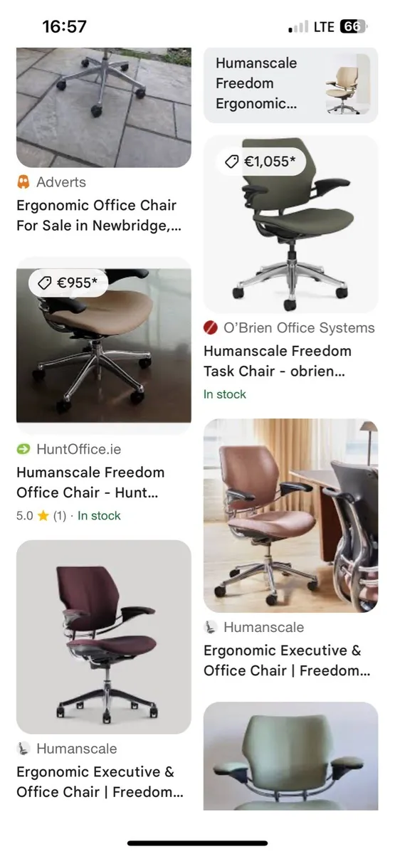Humanscale Office Task Chair-cleaned, steamed🧽🫧 - Image 4