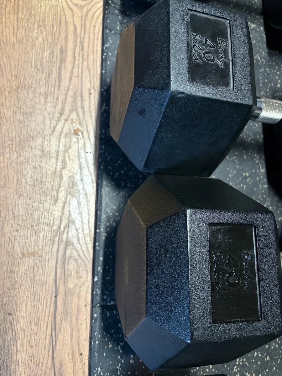 RUBBER HEX DUMBBELLS CHEAP , 2 EURO PER KG!! - Image 3