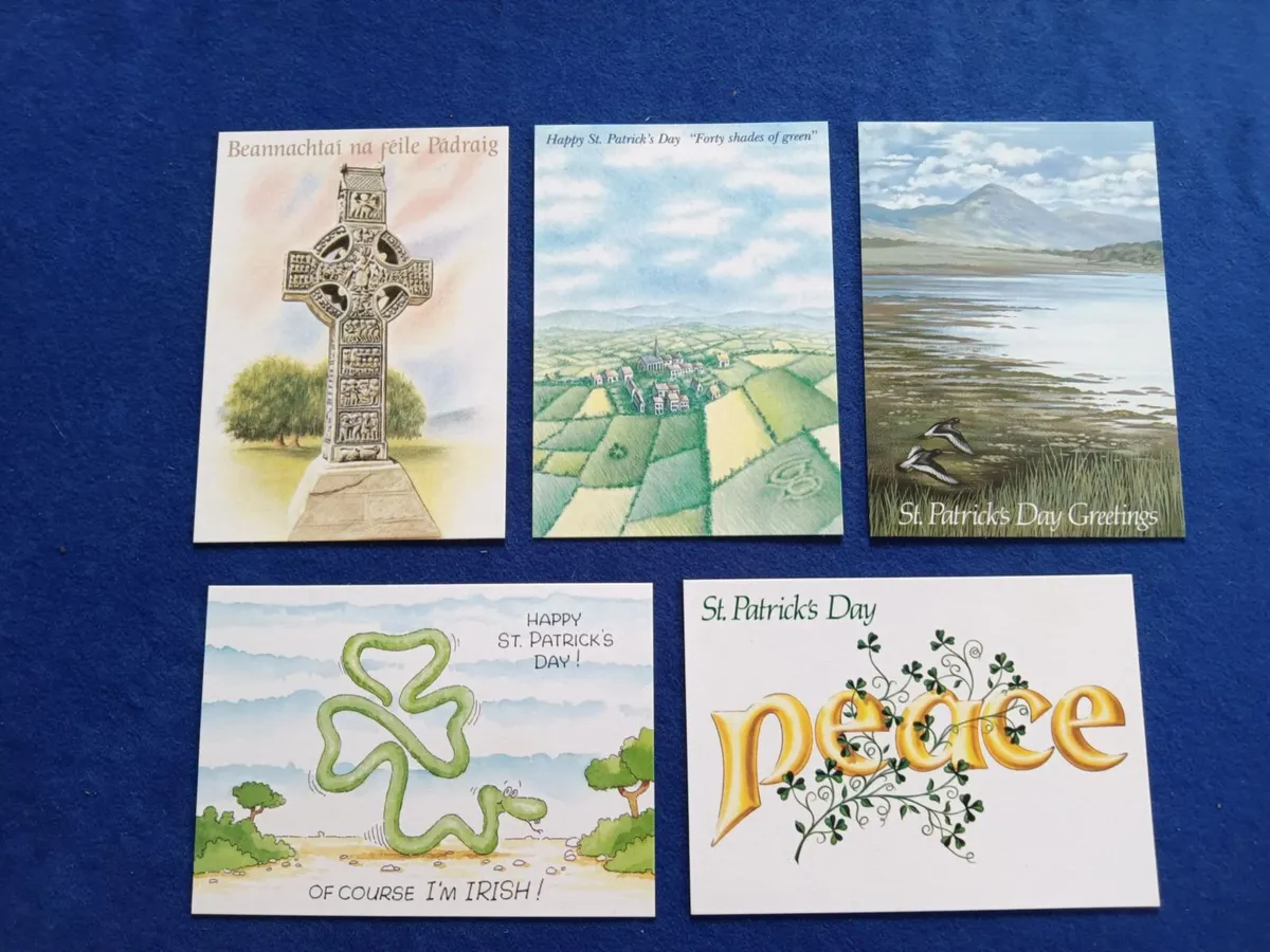 1990 St. Patrick's Day Postcards - Image 1
