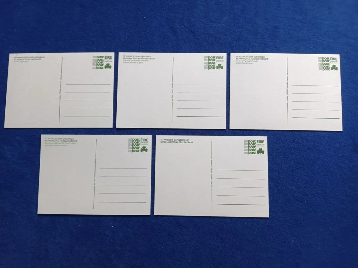 1990 St. Patrick's Day Postcards - Image 3