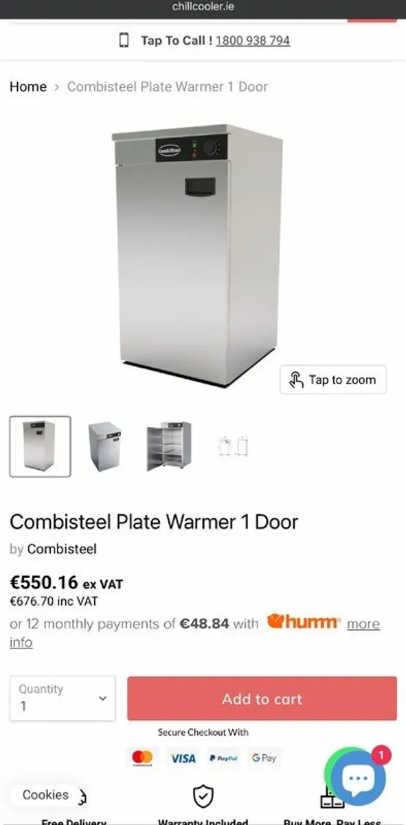 Plate warmer Combisteel - Image 4