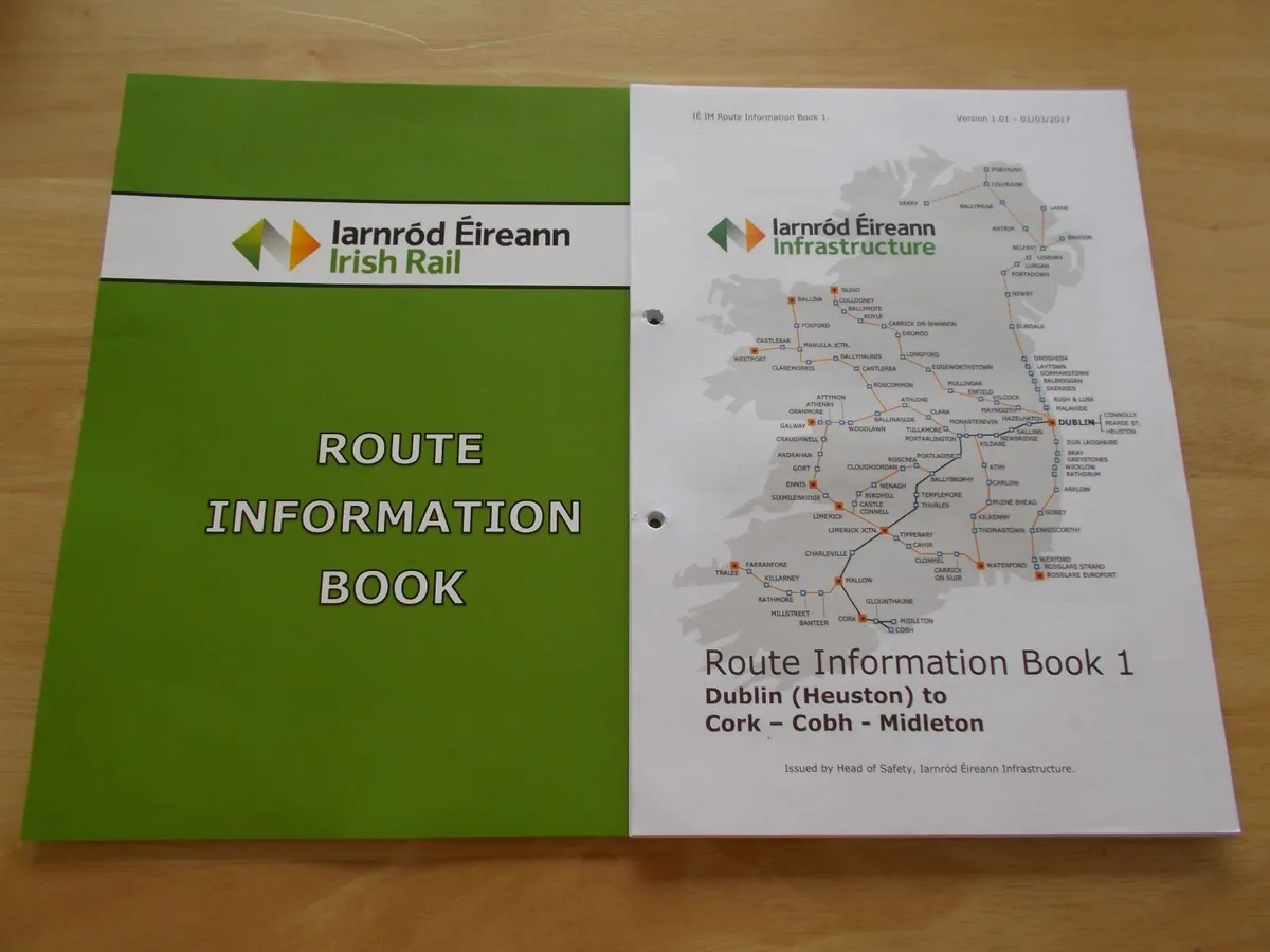 Iarnrod Eireann Route Information Book - Image 3