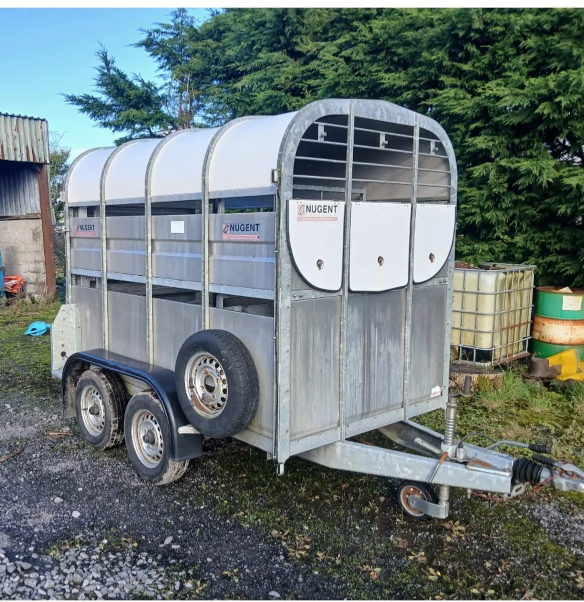 2018 Nugent Cattle Trailer - Image 1