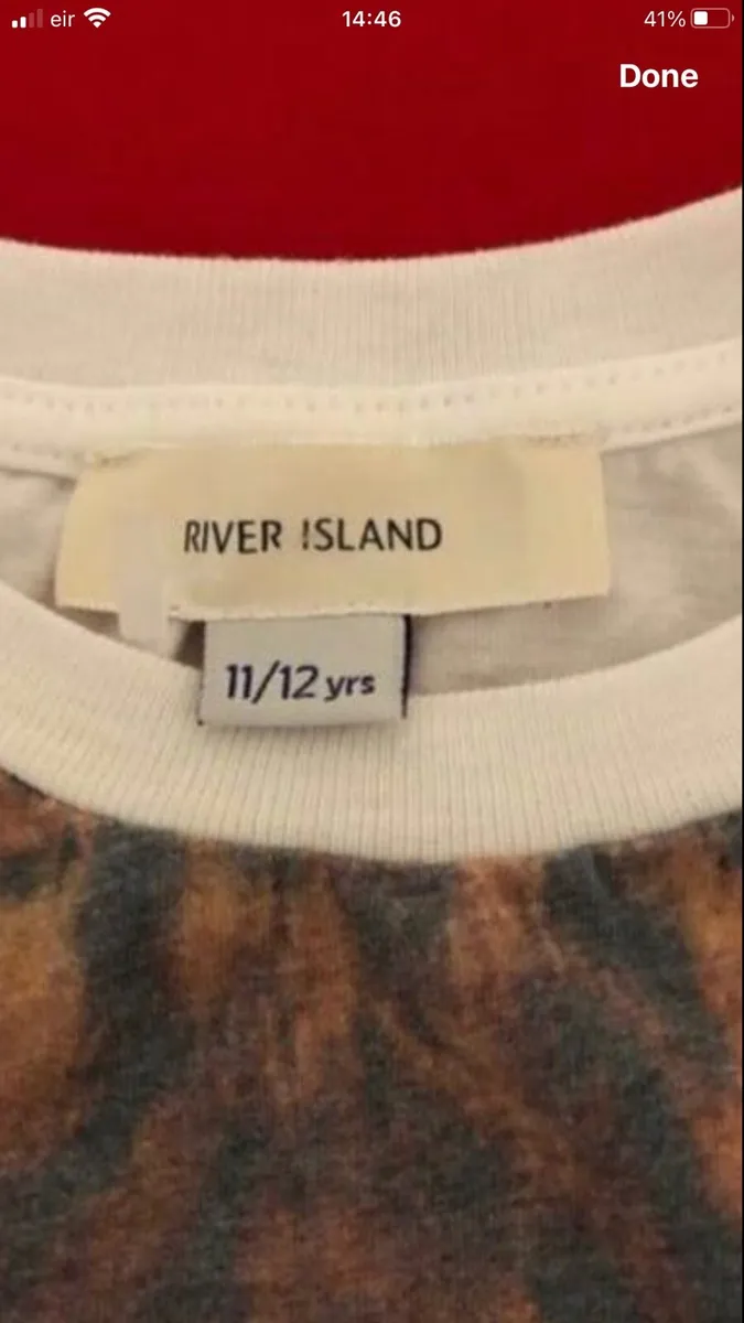 Boys river island teeshirt age 11/12 €3 - Image 3