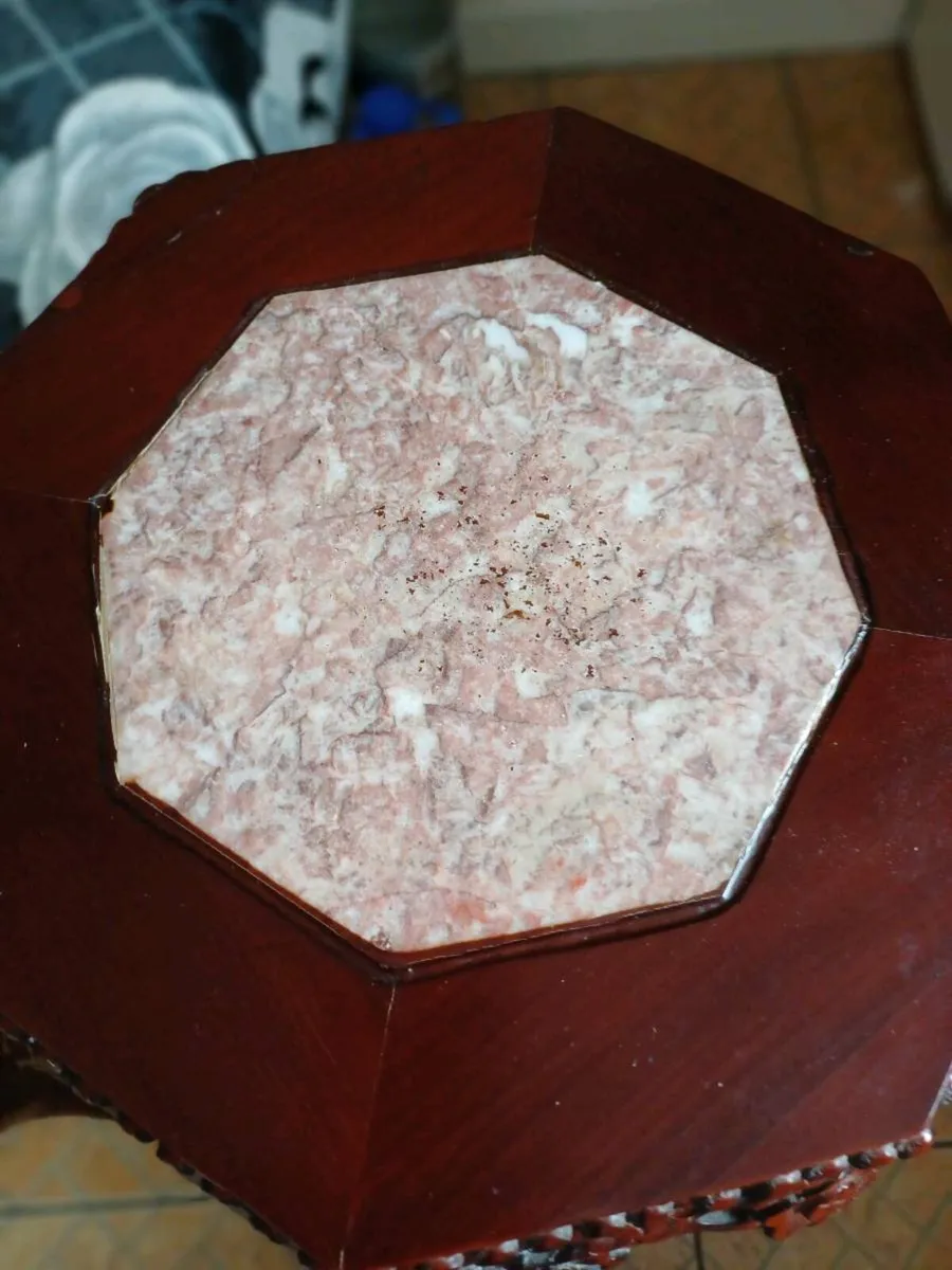 Vintage Rosewood Pedestal Stands - Image 4