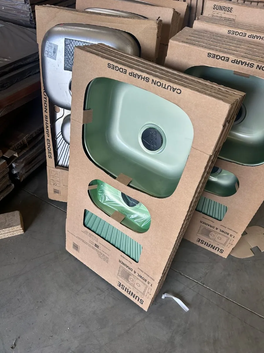 Brand new kitchen sinks