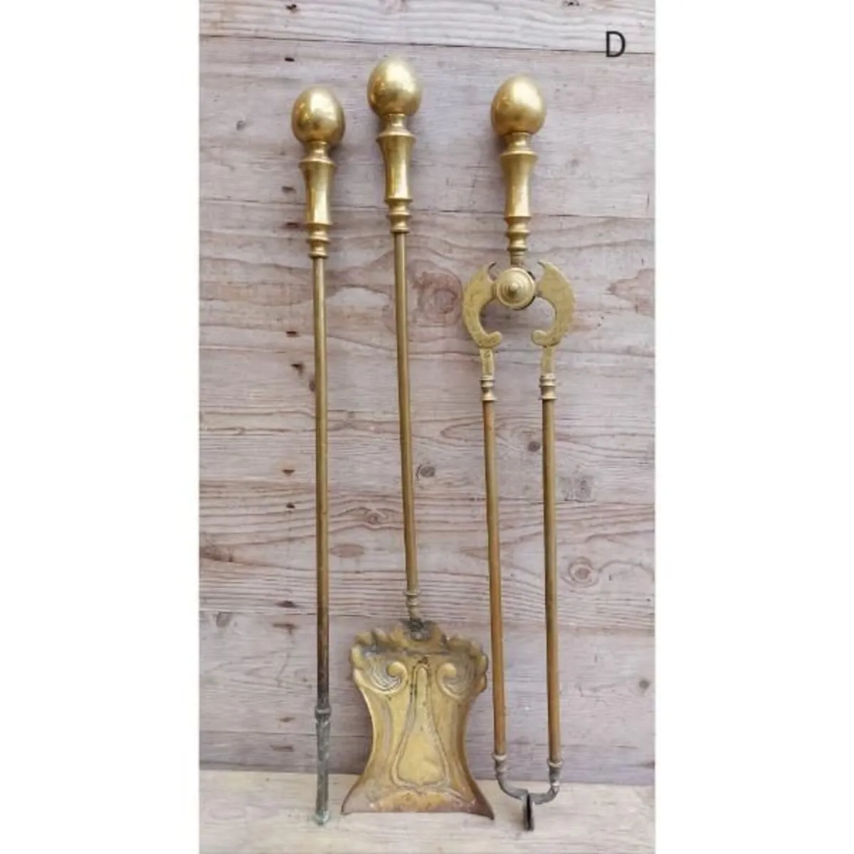 Brass Fire Set – 3 piece – KAS331 - Image 1