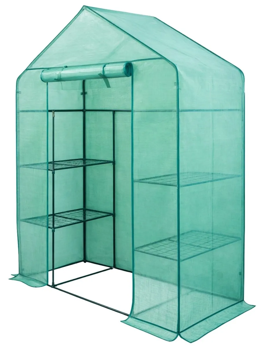 Seedbed with shelves Greenhouse mini tunnel garden - Image 4