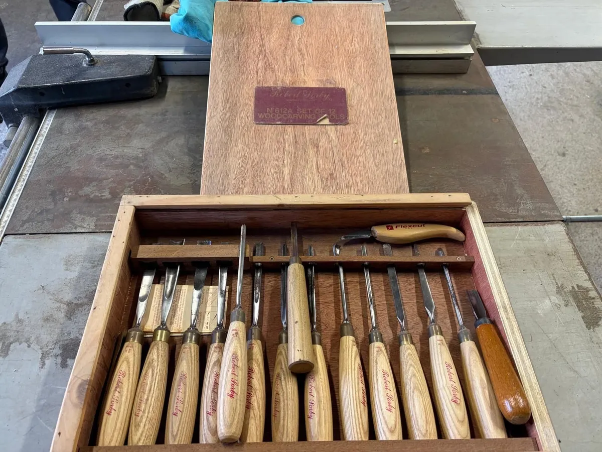 Robert Sorby No.612A Woodcarving Tools Set - Image 1