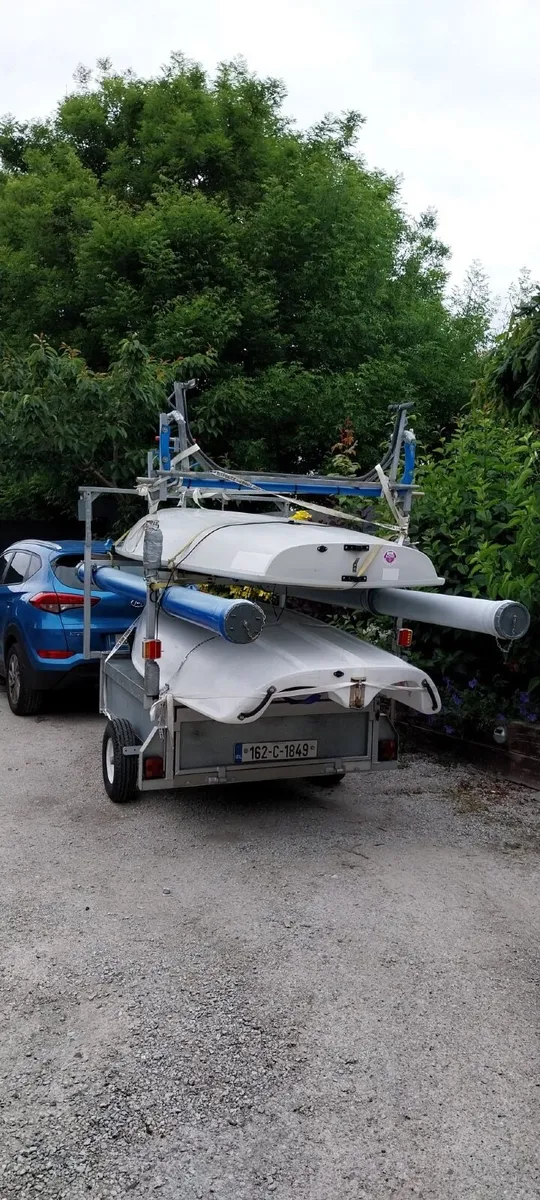 Laser Sailboat + Brownlows Double Trailor - Image 4