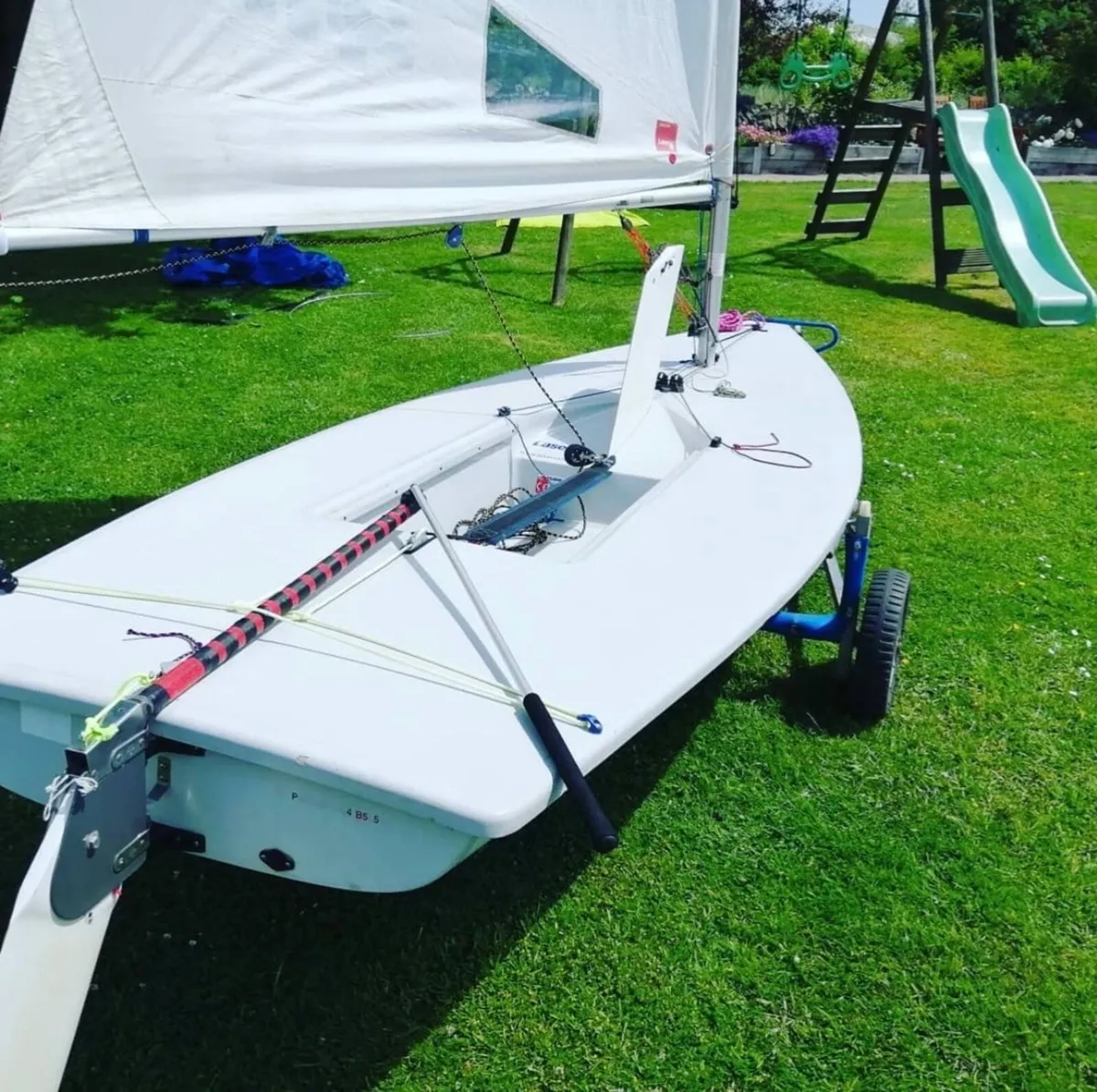 Laser Sailboat + Brownlows Double Trailor - Image 2