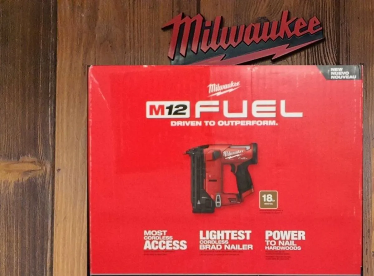 Milwaukee M12 Fuel 18Ga Brad Nailer - Image 1