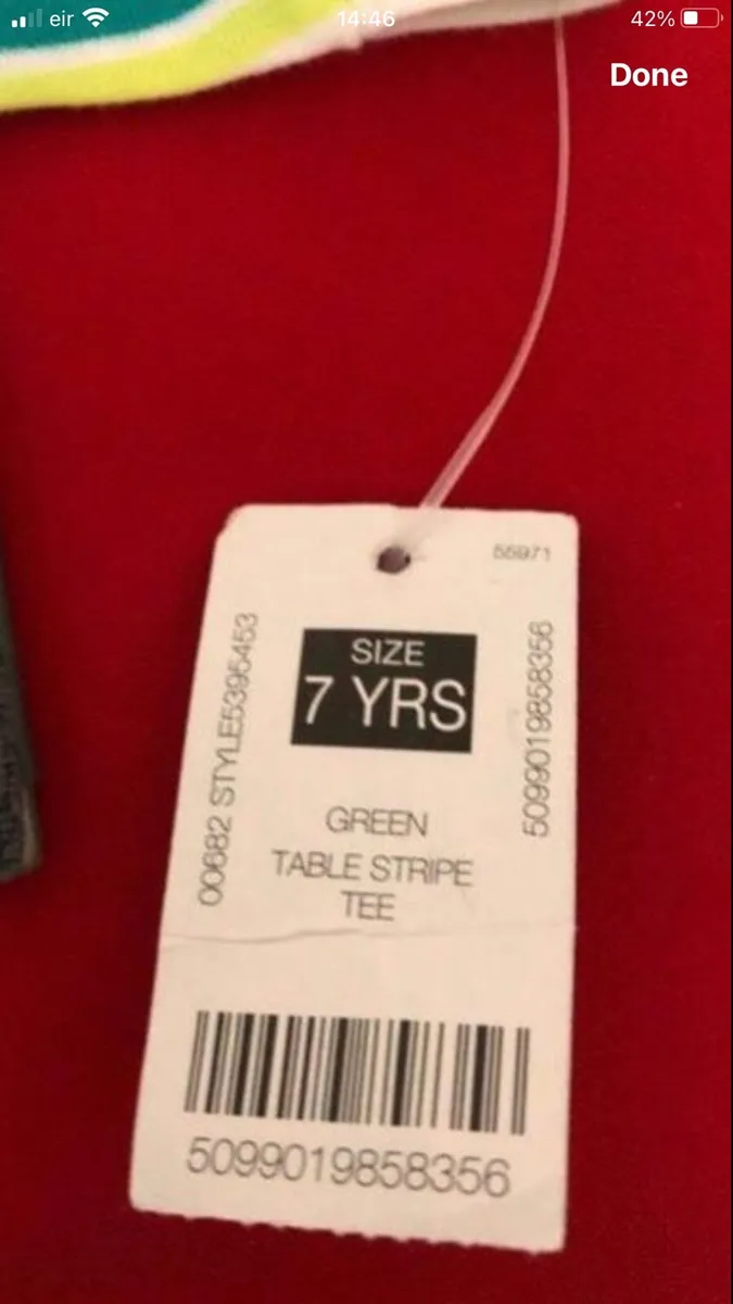 Boys BNWT teeshirt age 7 €3 - Image 3