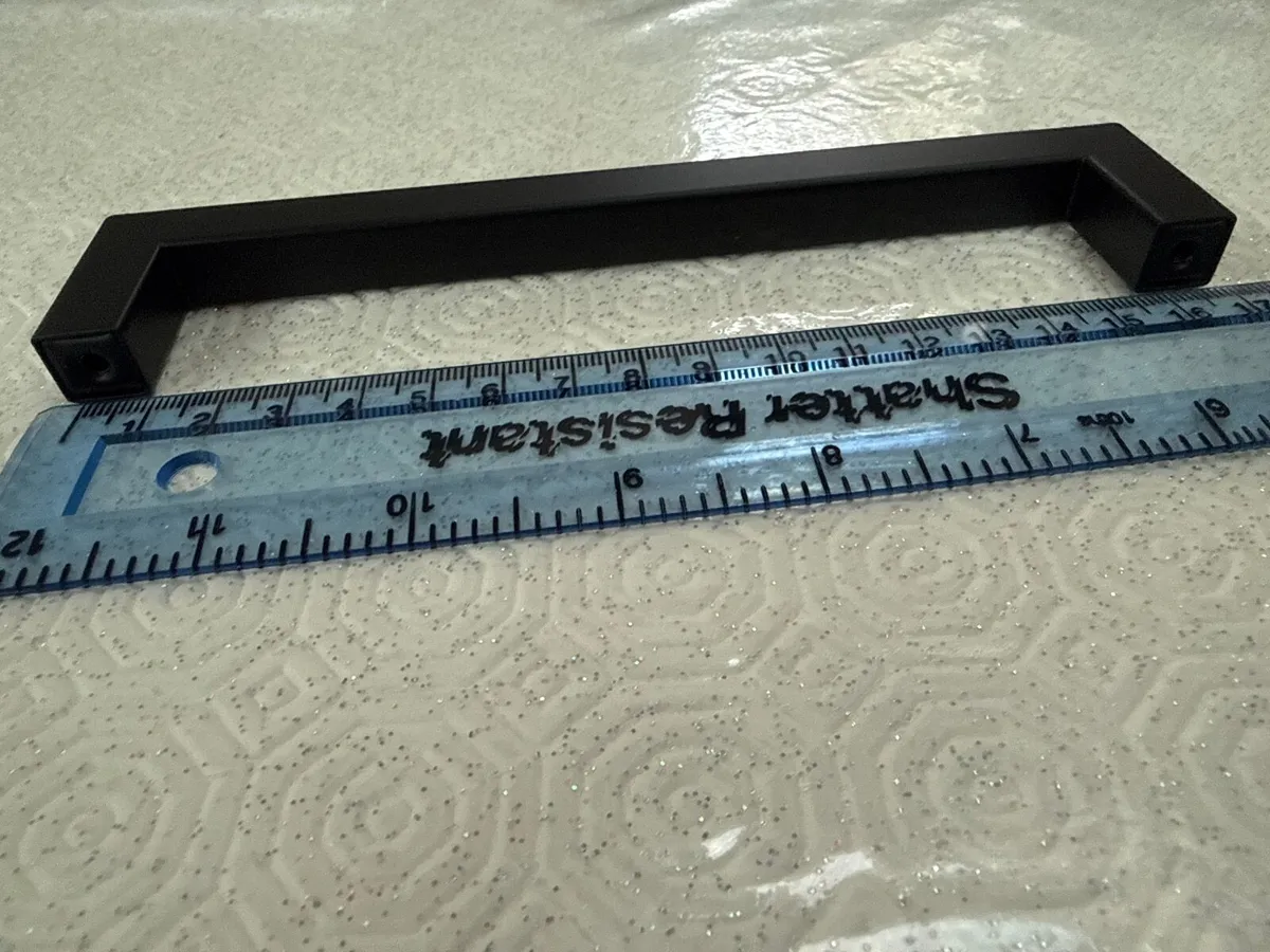 Goldenwarm 20 Pack Black Square Bar Cabinet Pull - Image 3