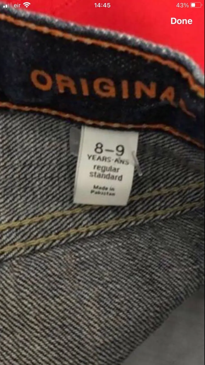 Boys gap jeans age 8/9 €5 - Image 4