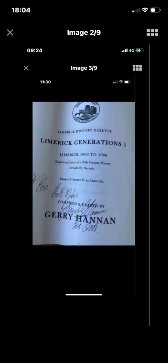 Signed Limerick Generations 1900-1909 - Image 2